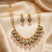 Pastel Bloom Chandbali Set