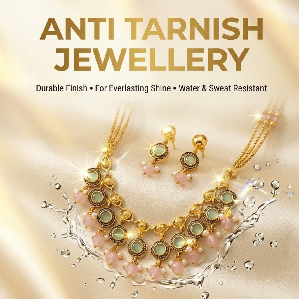 Pastel Bloom Chandbali Set