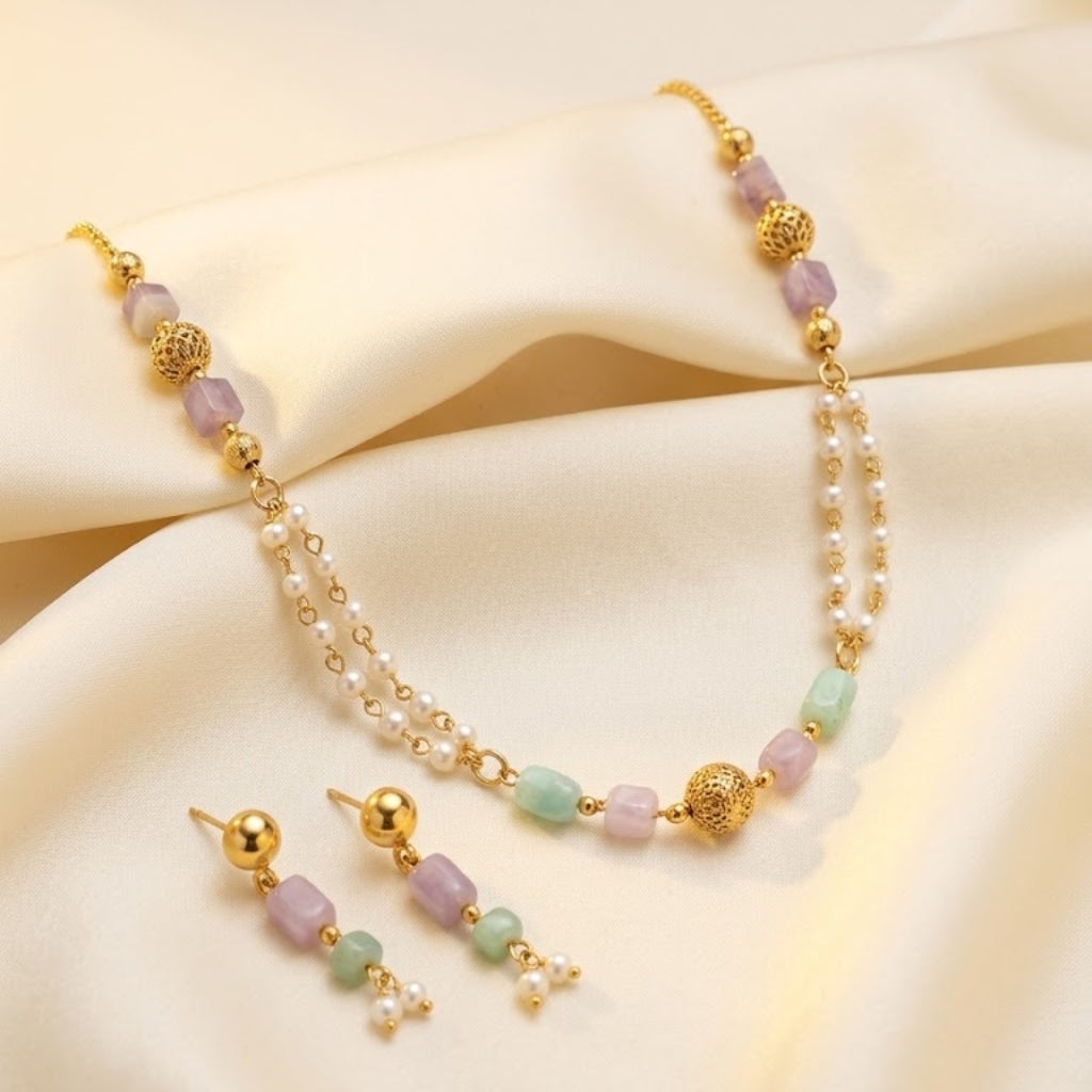 Pearl Glow Necklace Set