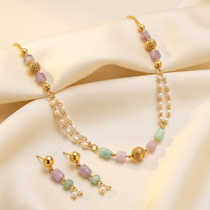 Pearl Glow Necklace Set
