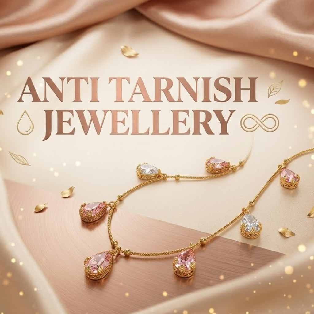 Blush Drop Teardrop Necklace