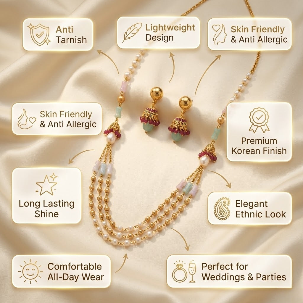 Pastel Symphony Pearl Set