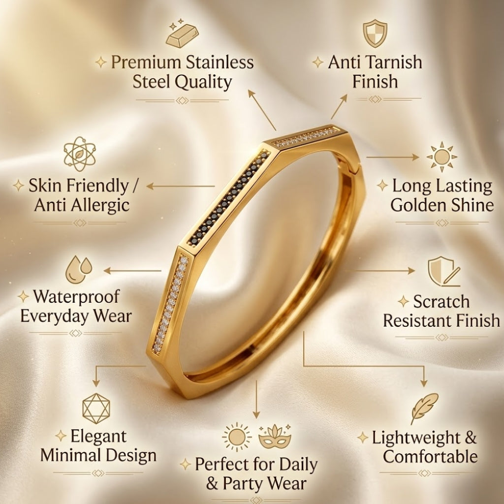 Hexagonal Signature Bracelet