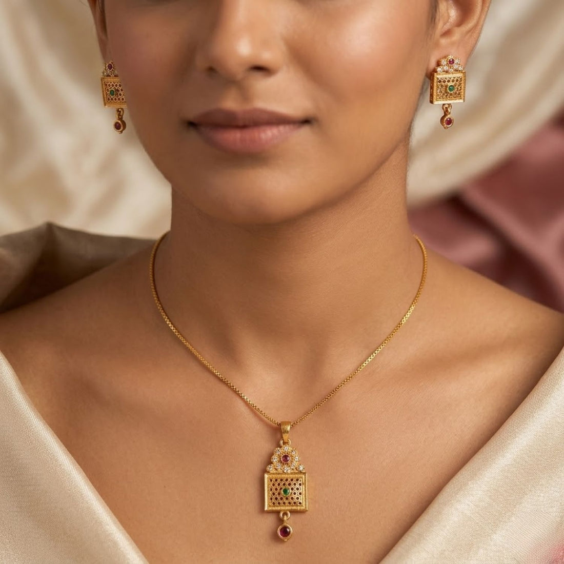 Square Harmony Pendant Set